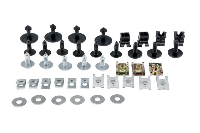 Set Clipsuri Scut Motor Audi A6, A6 Avant C5 -2005, A6, A6 Avan T, A6 Allroad C6 -2011, 42 Elemente, NTY EZC-AU-033