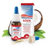 Dr. Jacob&amp;#039;s ADEK vitamina A D3 E K2 MK-7 picături 20 ml