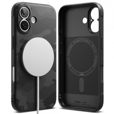 Husa MagSafe pentru Apple iPhone 17, Ringke, Onyx, Camuflaj foto
