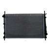 Radiator racire Ford Mondeo, 09.1996-09.2000 ( 1,8 Td 66kw; 2,5 V6 125kw), 2.5; 1.8 Diesel/Benzina, Manual, Cu/fara AC, 620x396x34, Cu lipire fagure