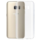 Husa MyStyle din Silicon ultra subtire pentru Samsung Galaxy S7 Edge, Silicon, Transparenta