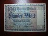 GERMANIA BAVARIA 100 MARCI 1922 SUPERBA