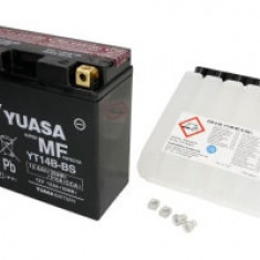 Baterie AGM/Dry charged with acid/Starting YUASA 12V 12,6Ah 210A L+ Maintenance free electrolyte included 150x70x145mm Dry charged with acid YT14B-BS