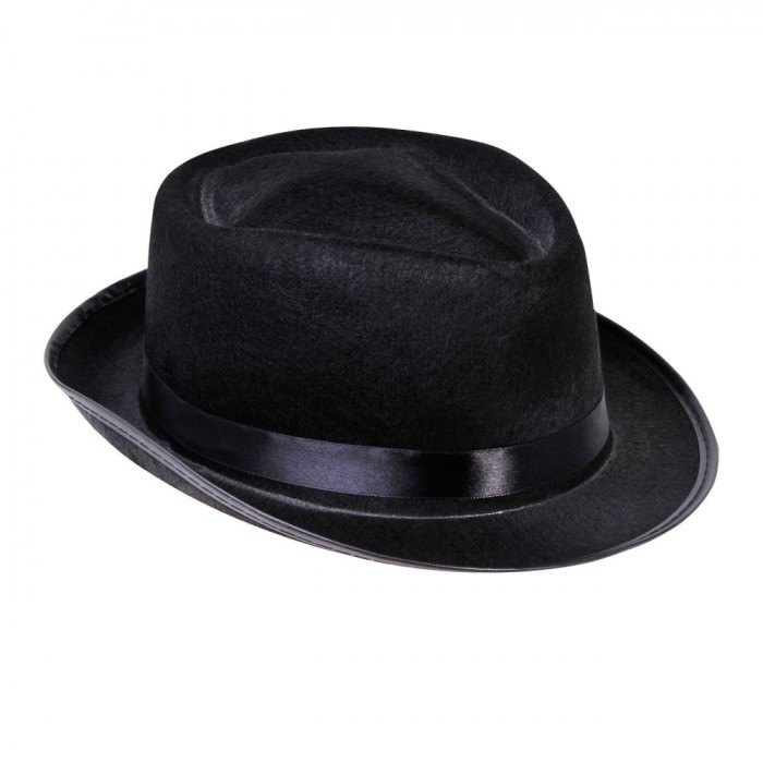 Pălărie Deghizare, Model Clasic, Diametru 58 cm, Culoare Negru
