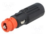 Mufă brichetă auto SCI 12-24VDC 16A/15A
