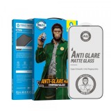 Folie de protectie Ecran Blueo Anti-Glare pentru Apple iPhone 16 Pro Max, Sticla Securizata, Full Glue, Neagra