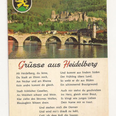 SG10- Carte Postala-Germania, Heidelberg , Circulata 1978