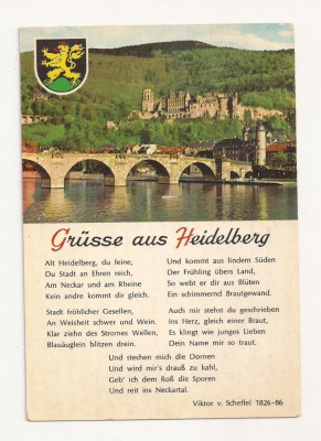 SG10- Carte Postala-Germania, Heidelberg , Circulata 1978 foto