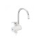 Robinet instant Electra Mixxus, 3 kW, monocomanda, pipa plastic, debit reglabil, maxim 60 C