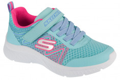 Pantofi pentru adidași Skechers Microspec Plus - Swirl Sweet 303535L-AQPK albastru foto