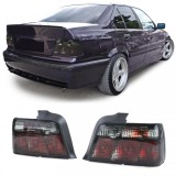 Set de Stopuri cu Sticla Clara si Fum Negru, potrivit pentru BMW Seria 3 E36 Sedan 1990-1999 Performance AutoTuning