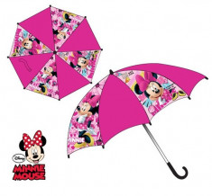 Umbrela manuala pentru fetite Minnie Mouse-Sun City DPH4508, Fucsia foto