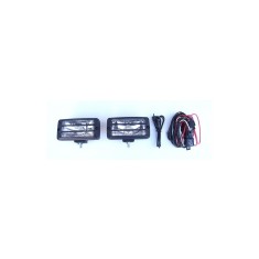 Set 2 proiectoare cu bec, 12V si cablaj