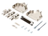 D-Sub 25-Pin Mufă Tată pentru Lipire pe Cablu - Set Complet