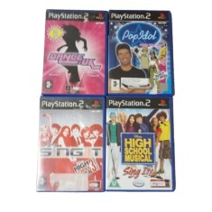 Joc PS2 Pop Idol + Dance UK + High School Musical + Sing It