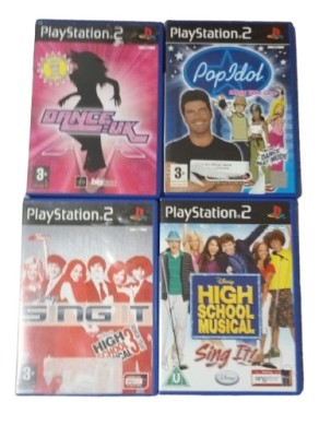 Joc PS2 Pop Idol + Dance UK + High School Musical + Sing It foto