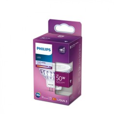 Bec LED Philips, EyeComfort, GU5.3, 7W (50W), 660 lm, luminaneutra(4000K) foto