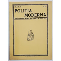 POLITIA MODERNA , REVISTA LUNARA DE SPECIALITATE , LITERATURA SI STIINTA , ANUL X , NR.111 , MAI , 1935