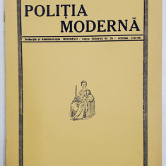 POLITIA MODERNA , REVISTA LUNARA DE SPECIALITATE , LITERATURA SI STIINTA , ANUL X , NR.111 , MAI , 1935