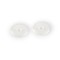 Set 10 nasturi lenjerie, rezistenti la spalare 95C, diametru 17.7 mm, Transparent
