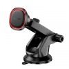 Suport Auto Magnetic Borofone BH125 Roman, Negru, Universal, Rotire 360, Montare Adeziv/Clema