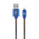 Cablu de date Gembird USB - Lightning 2m Blue