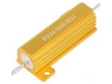 Rezistor bobinat cu radiator 8&Omega; 50W &plusmn;5% 50ppm/&deg;C pentru lipit