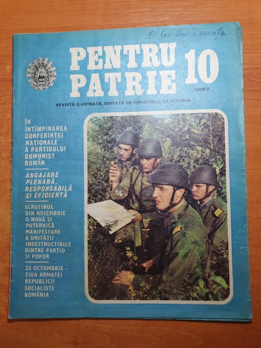 pentru patrie octombrie 1987