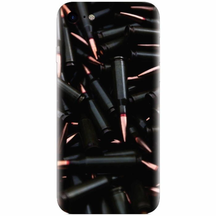 Husa silicon pentru Apple Iphone 7, Ammunition Bullets