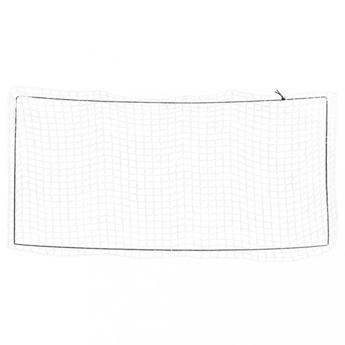 vidaXL Plasă de remorcă cu funie elastică, alb, 8x3,5 m, PP