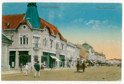1806 - TARGU MURES, Market - old postcard, CENSOR - used - 1917 foto