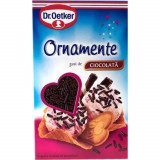 Ornamente pentru Prajituri DR. OETKER, Ciocolata, 80 g, Ornamente de Ciocolata, Ornamente pentru Deserturi, Ornamente de Ciocolata pentru Prajituri, O