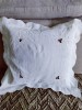Față de pernă mică cu broderie