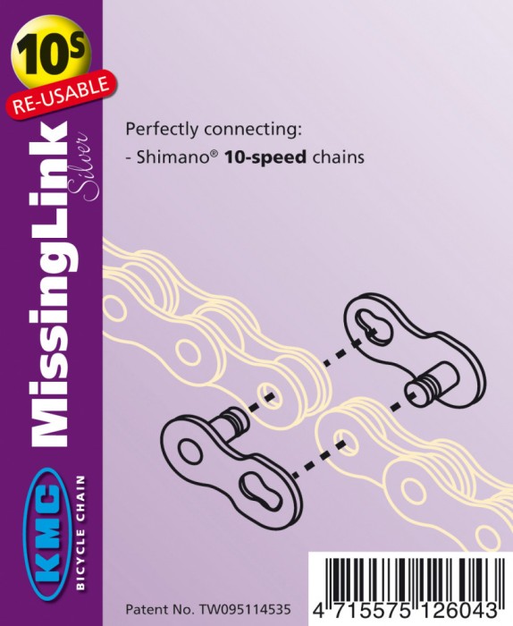 Zala KMC Missing Link 10V Bolt-5.88mm Standard Argintiu OEM Cod:525249058RM
