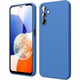 Husa de protectie, flippy, pentru samsung galaxy a15, liquid silicone, cu microfibra pe interior, protectie antisoc, compatibil incarcare wireless, al