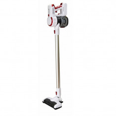 Aspirator vertical Hausberg, 200 W, 220 V, 80 dB, 0.25 l, 2200 mAh, filtre lavabile, protectie supraincalzire, Alb