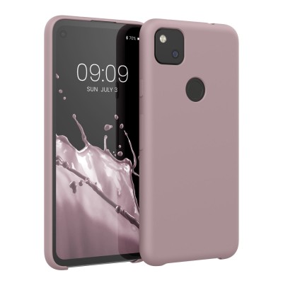 Husa Kwmobile pentru Google Pixel 4a, Mov, Silicon, KWM000011HX064C foto