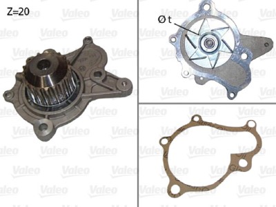 VALEO 506922 Pompă de apă, răcire motor foto