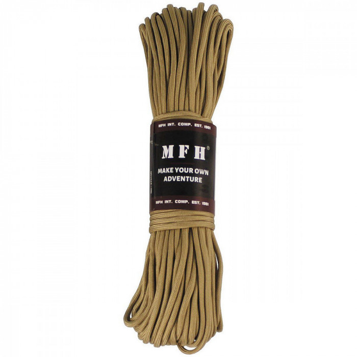 MFH Cordelina Paracord Rezistenta 30.48m Coyote Tan 27515R