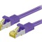 Patch Cord S/FTP Cat 6a LSZH Violet 30m 26AWG