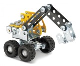 Camion cu remorca si excavator - Set constructie