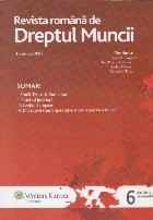 Revista romana de dreptul muncii, nr 6/2011 foto