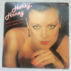 honey honey 1986 disc vinyl lp selectii muzica pop europop amiga records GDR VG