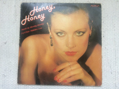 honey honey 1986 disc vinyl lp selectii muzica pop europop amiga records GDR VG foto