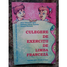 Culegere de exercitii de limba franceza- Aura Valentina Ipate, Gabriela Pasache
