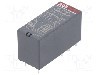 Releu electromagnetic, DPDT, 24V AC, 8A, seria CR-P, ABB - 1SVR405606R0000