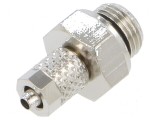 Brass Screw-On Fitting 15bar Nickel Plated