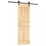 Cumpara ieftin Usa glisanta cu set de feronerie 70x210 cm, lemn masiv de pin