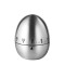Cronometru de Bucatarie, Cyrax, Mecanic, Forma de Ou, din Otel Inoxidabil, 60 min Timer, 8 x 6 cm, Argintiu
