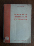 Fabricarea caramizilor si a tiglelor - V. V. Sagalatov / R2P2S, Alta editura